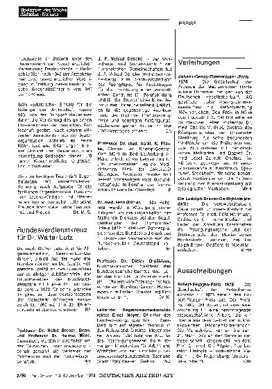 Vorschauseite 1: Professor Dr. Heinz Breuer und Professor Dr. Helmut Witte