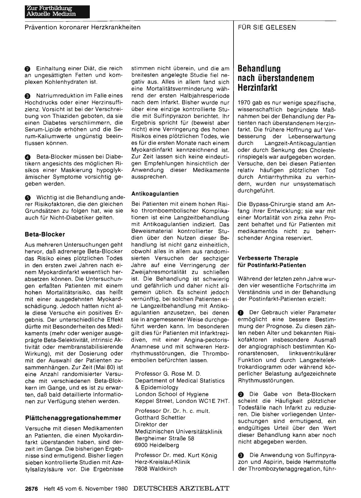 Vorschauseite 1: Behandlung nach überstandenem Herzinfarkt