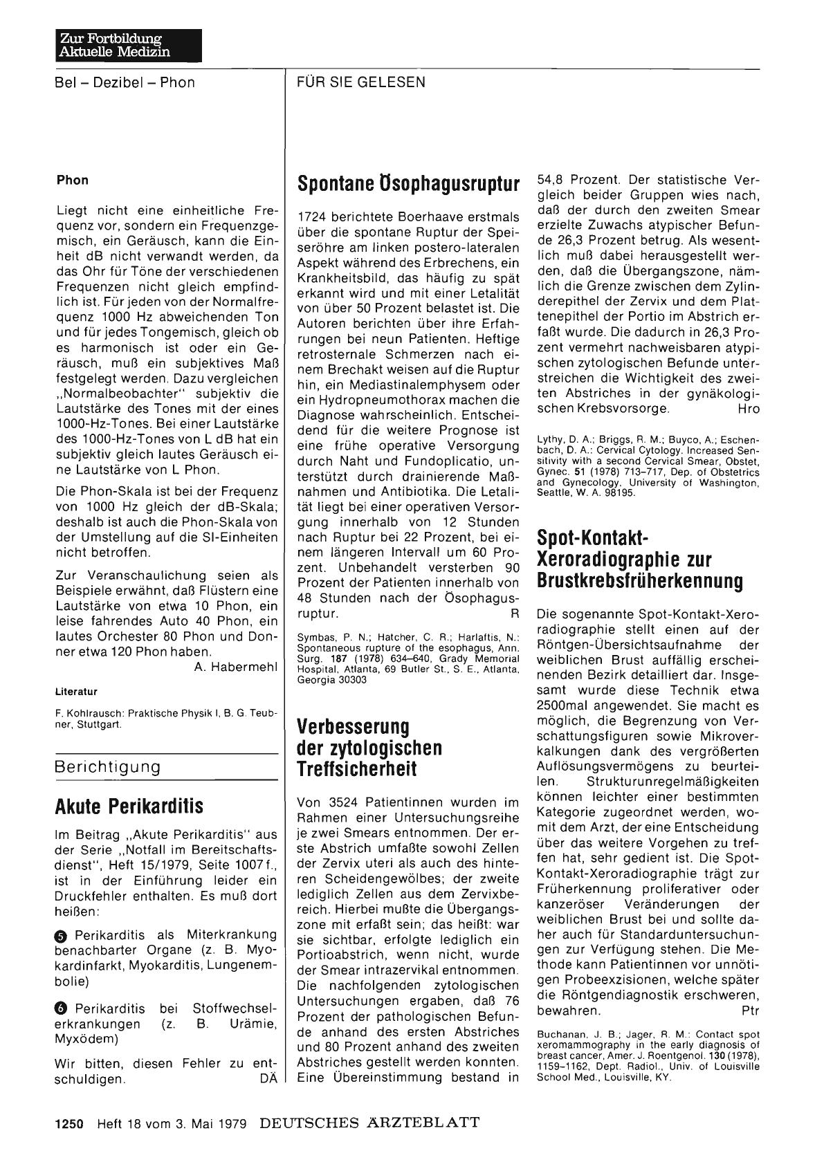 Vorschauseite 1: Akute Perikarditis
