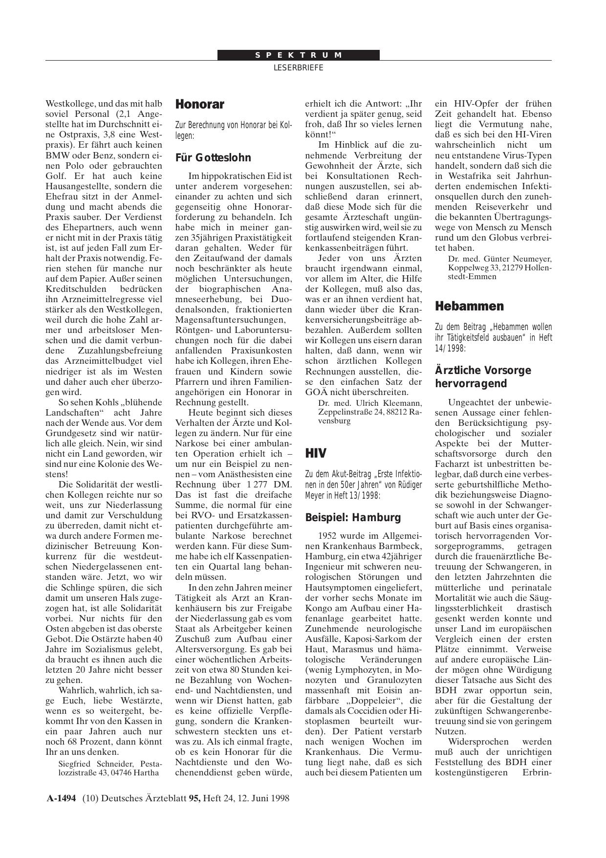 Vorschauseite 1: Hebammen: Ärztliche Vorsorge hervorragend