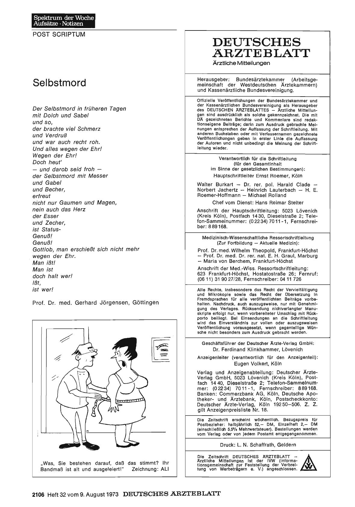 Vorschauseite 1: Selbstmord