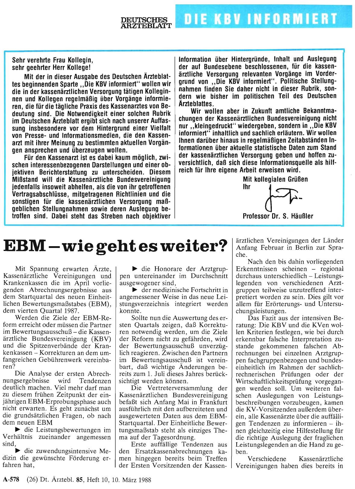 Vorschauseite 1: EBM – wie geht es weiter?