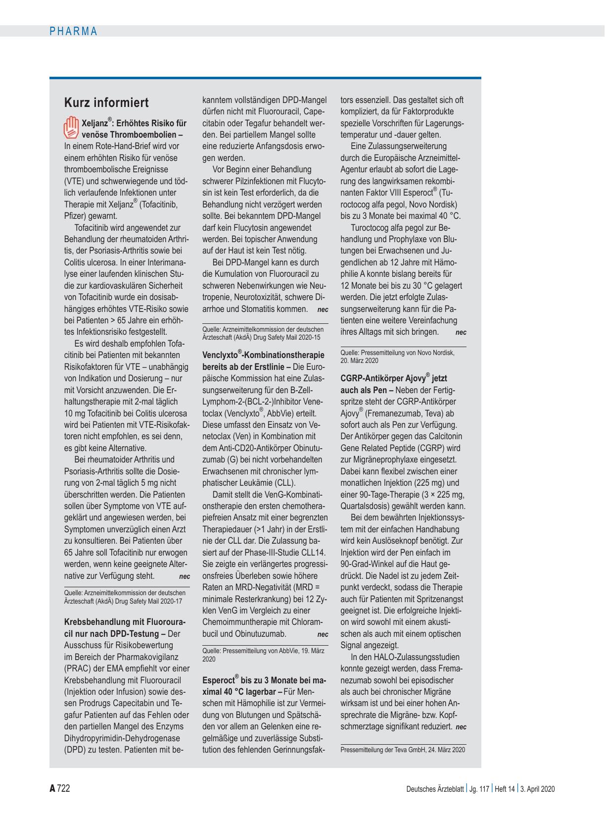 Vorschauseite 1: Kurz informiert