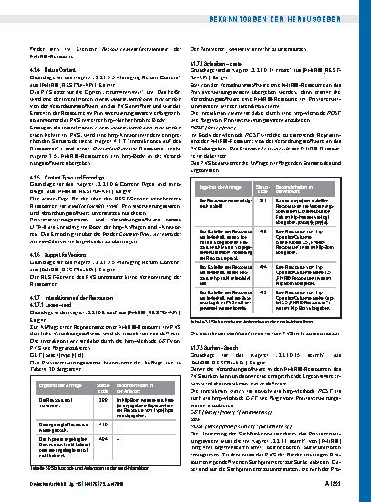 Vorschauseite 6: Regelung der Kassenärztlichen Bundesvereinigung zur Festlegung der Schnittstellen nach § 291d Absatz 1a Satz 1 Nr. 1 SGB V