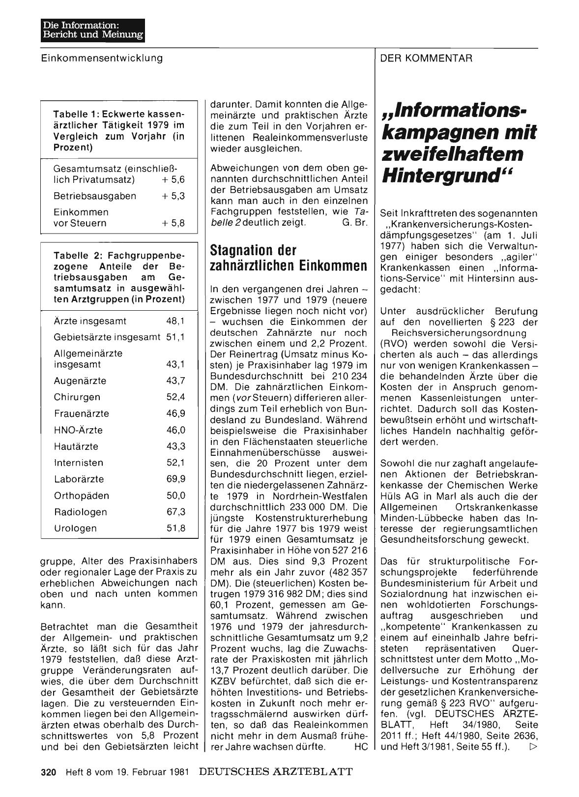 Vorschauseite 1: „Informationskampagnen mit zweifelhaftem Hintergrund"
