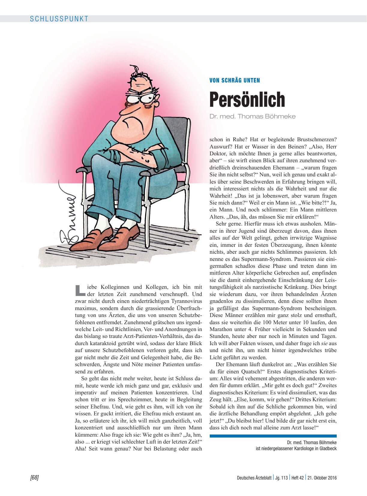 Vorschauseite 1: Von Schräg unten: Persönlich