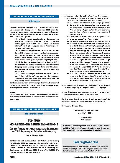 Vorschauseite 1: Mitteilungen