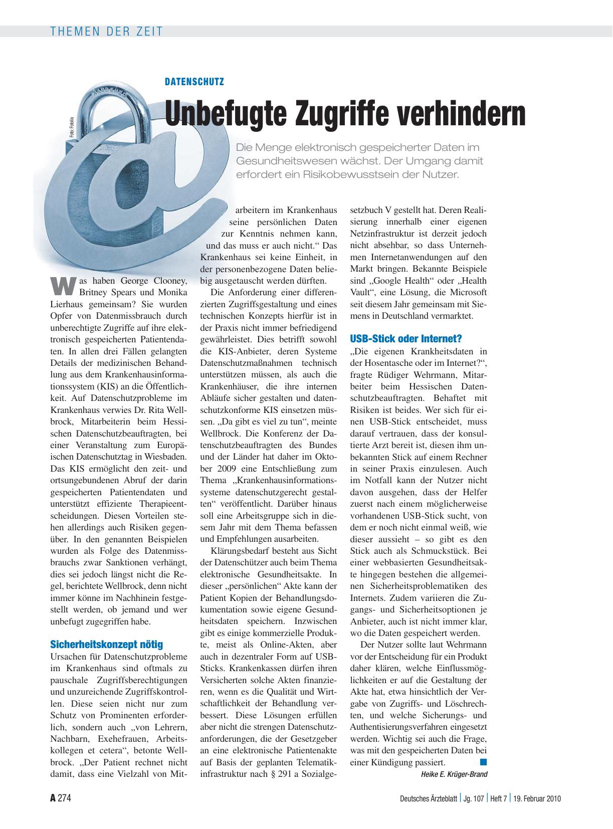 Vorschauseite 1: Datenschutz: Unbefugte Zugriffe verhindern