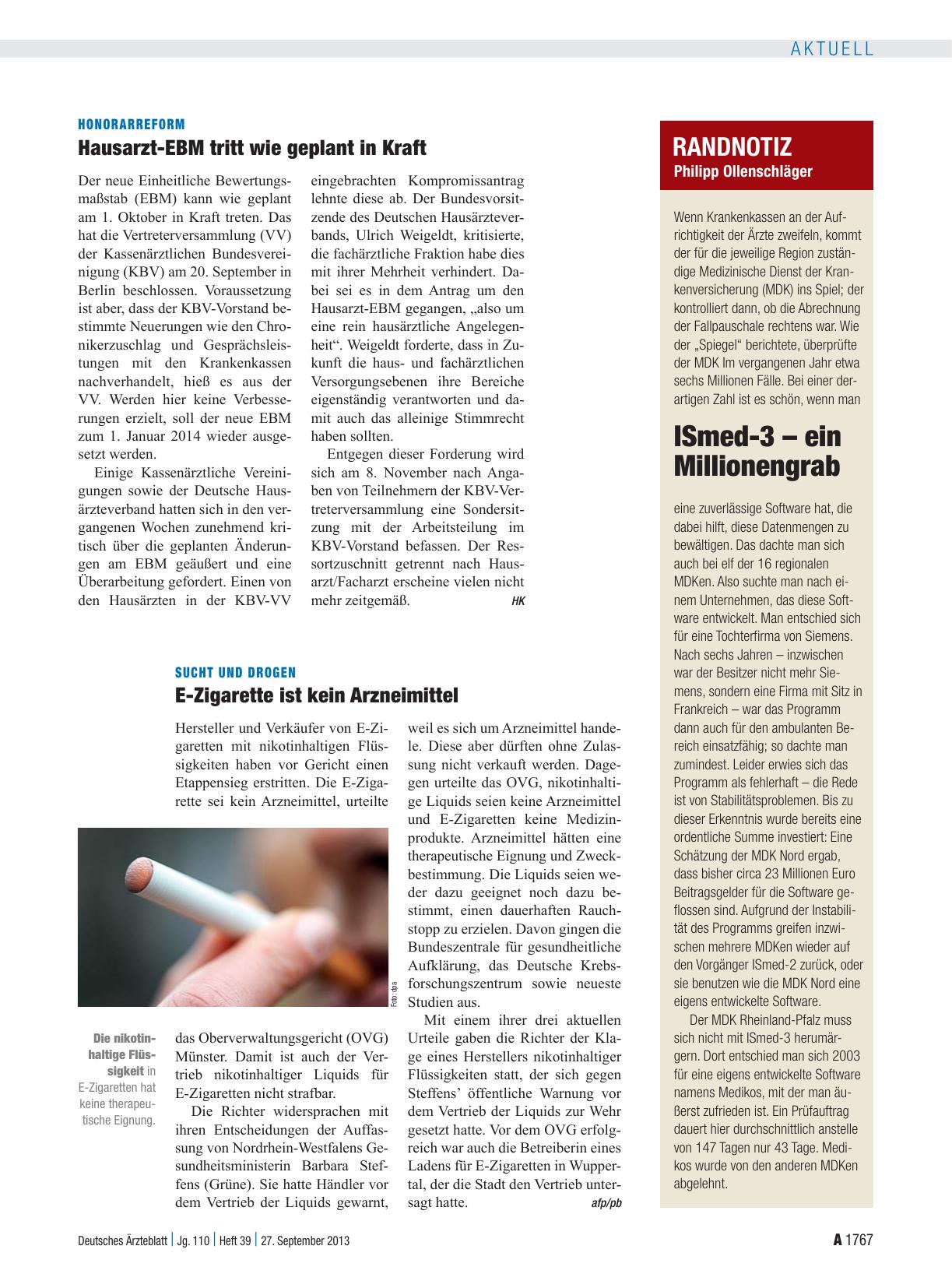Vorschauseite 1: Randnotiz: ISmed-3 – ein Millionengrab