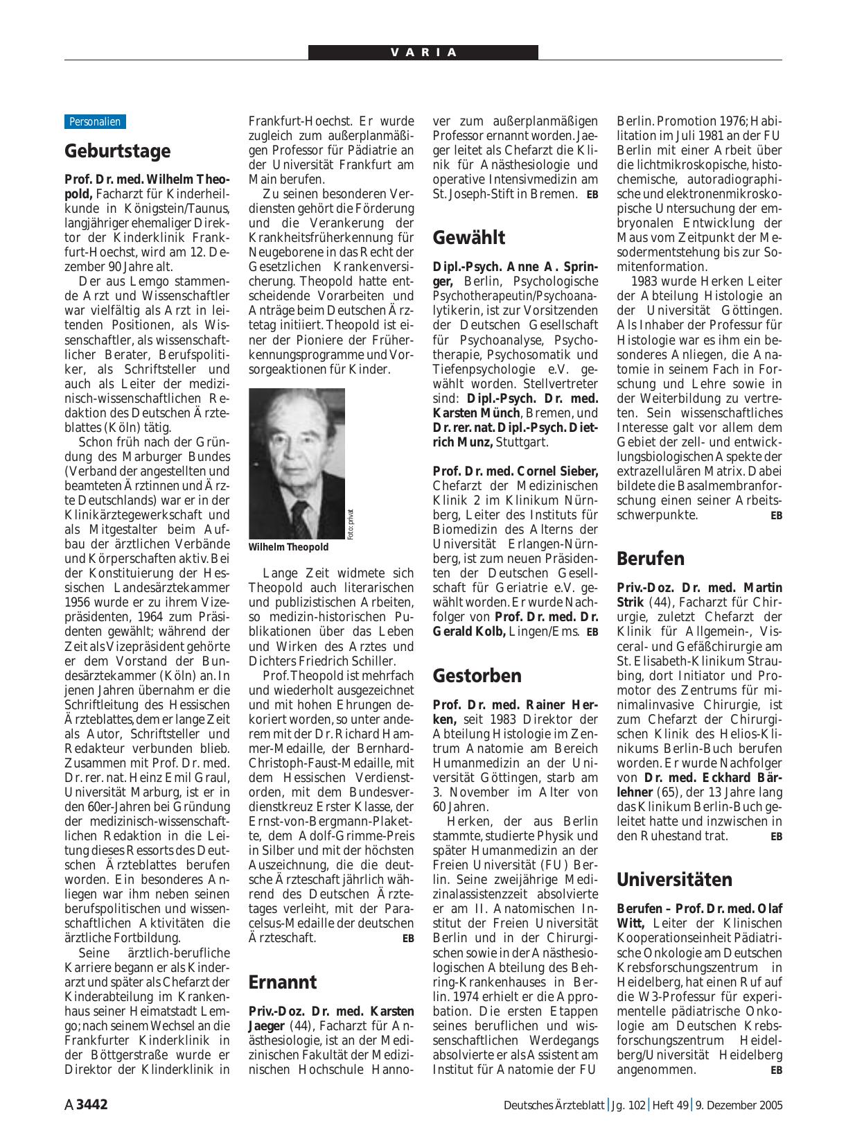 Vorschauseite 1: Berufen