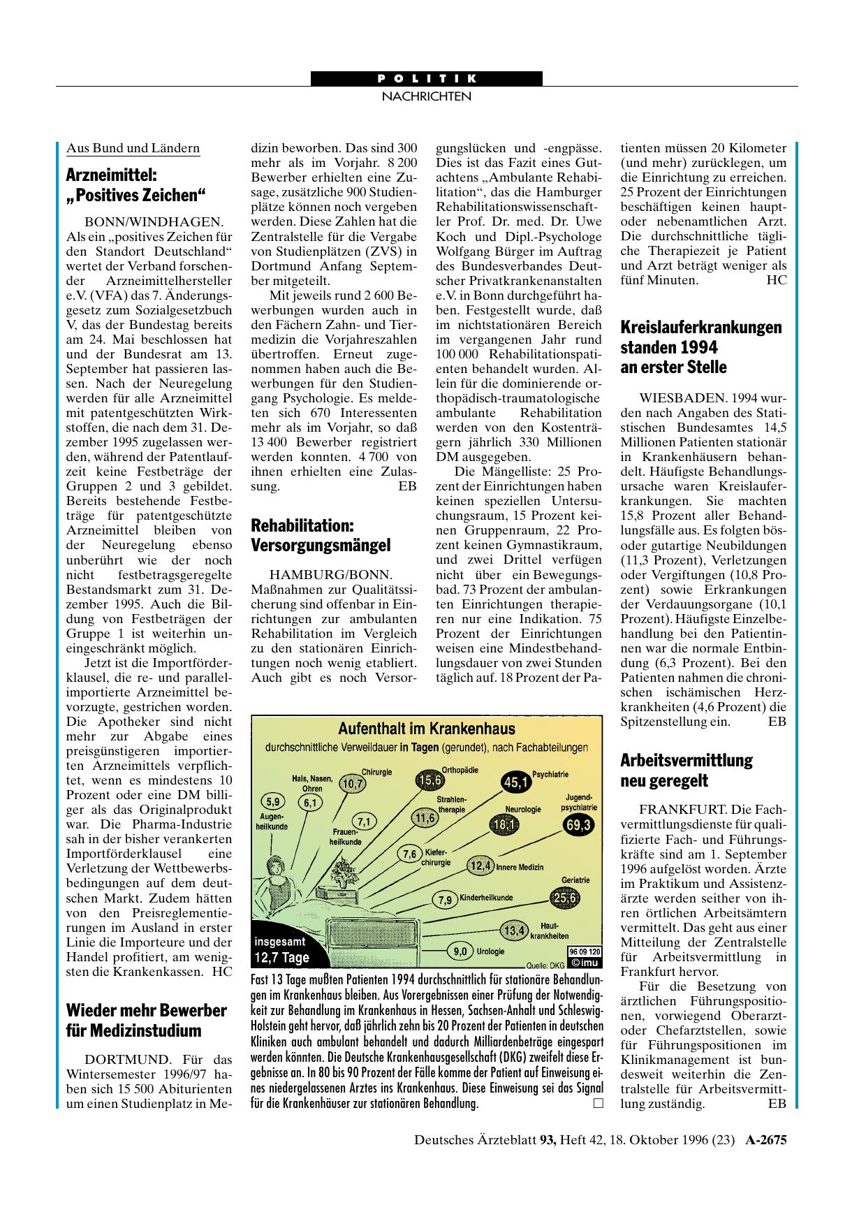 Vorschauseite 1: Rehabilitation: Versorgungsmängel