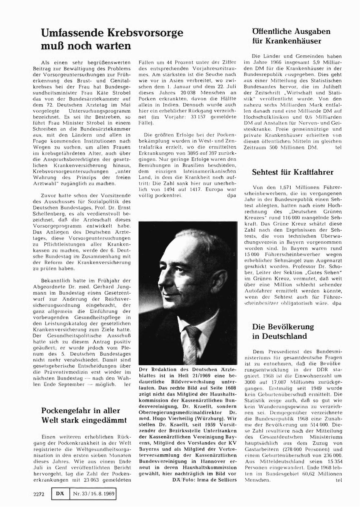 Vorschauseite 1: Pockengefahr in aller Welt stark eingedämmt