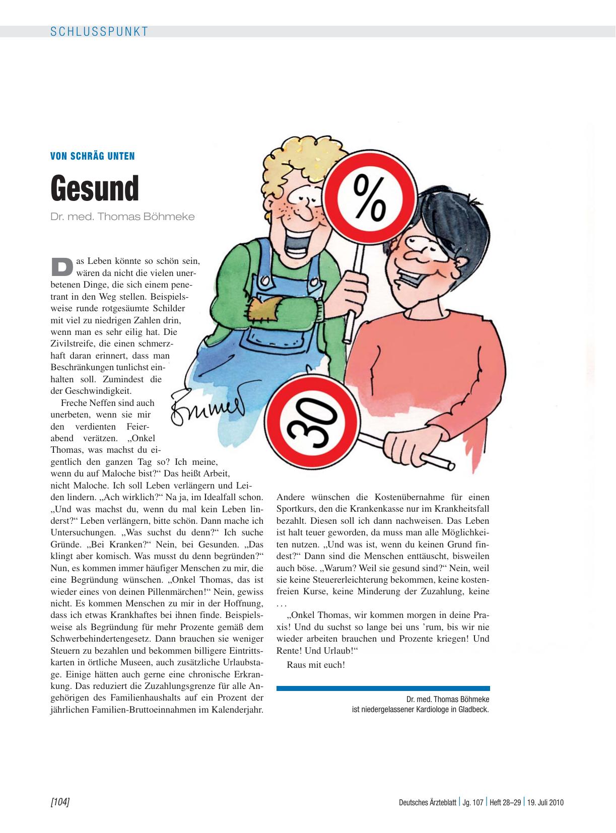 Vorschauseite 1: Von schräg unten: Gesund