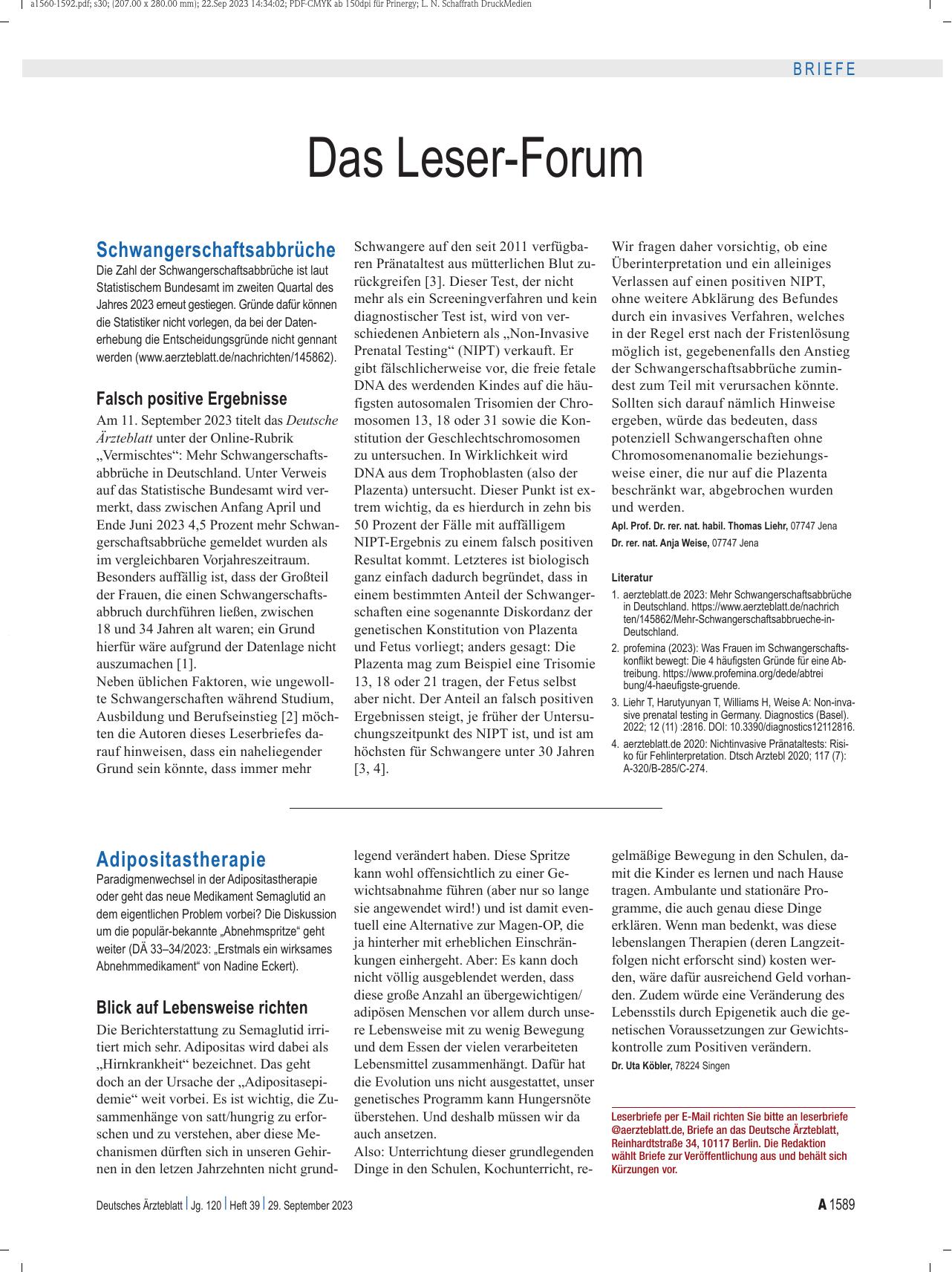 Vorschauseite 1: Adipositastherapie: Blick auf Lebensweise richten