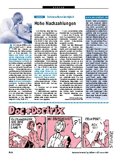 Vorschauseite 1: www. aerzteblatt. de