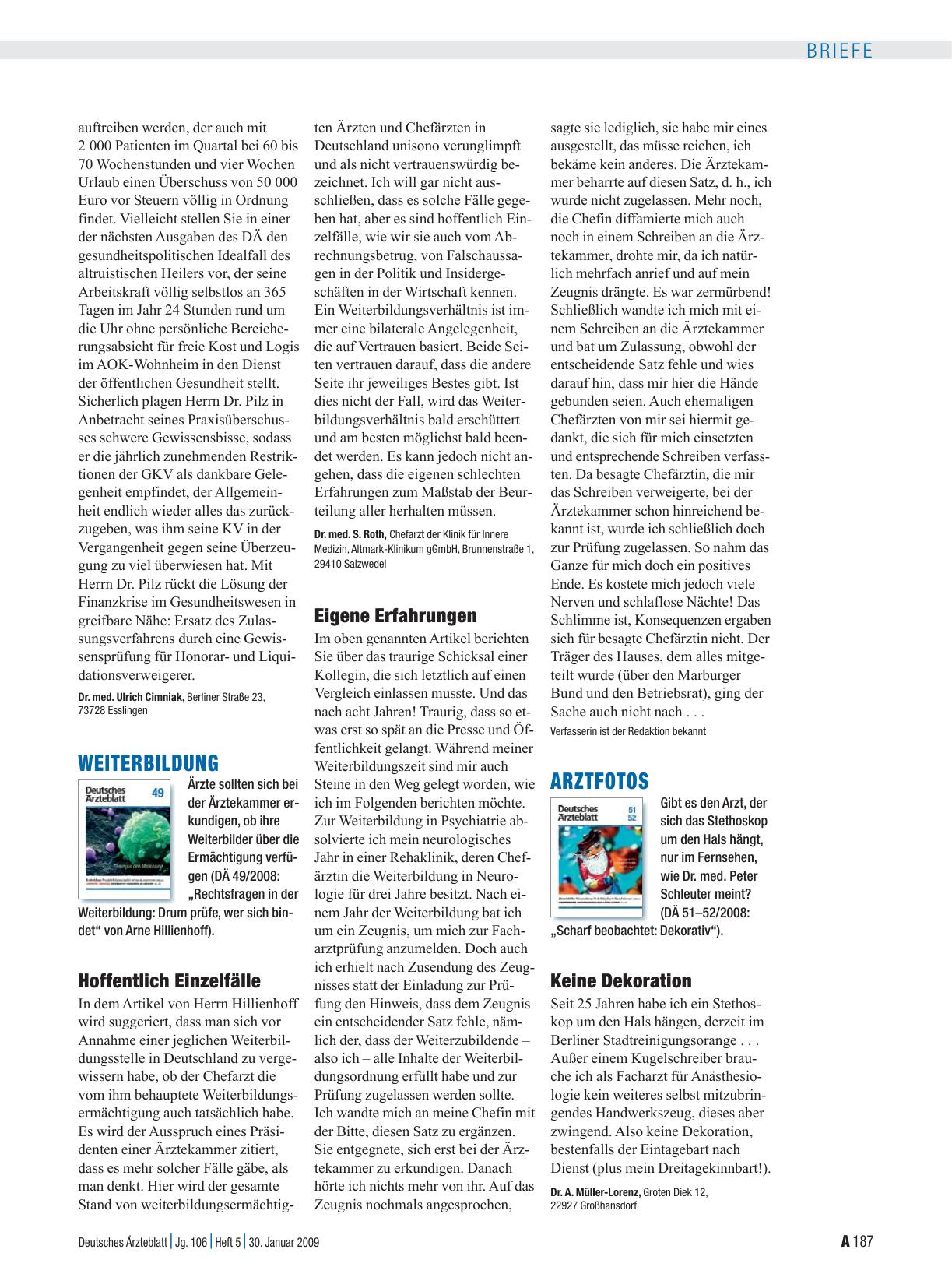 Vorschauseite 1: Weiterbildung: Hoffentlich Einzelfälle