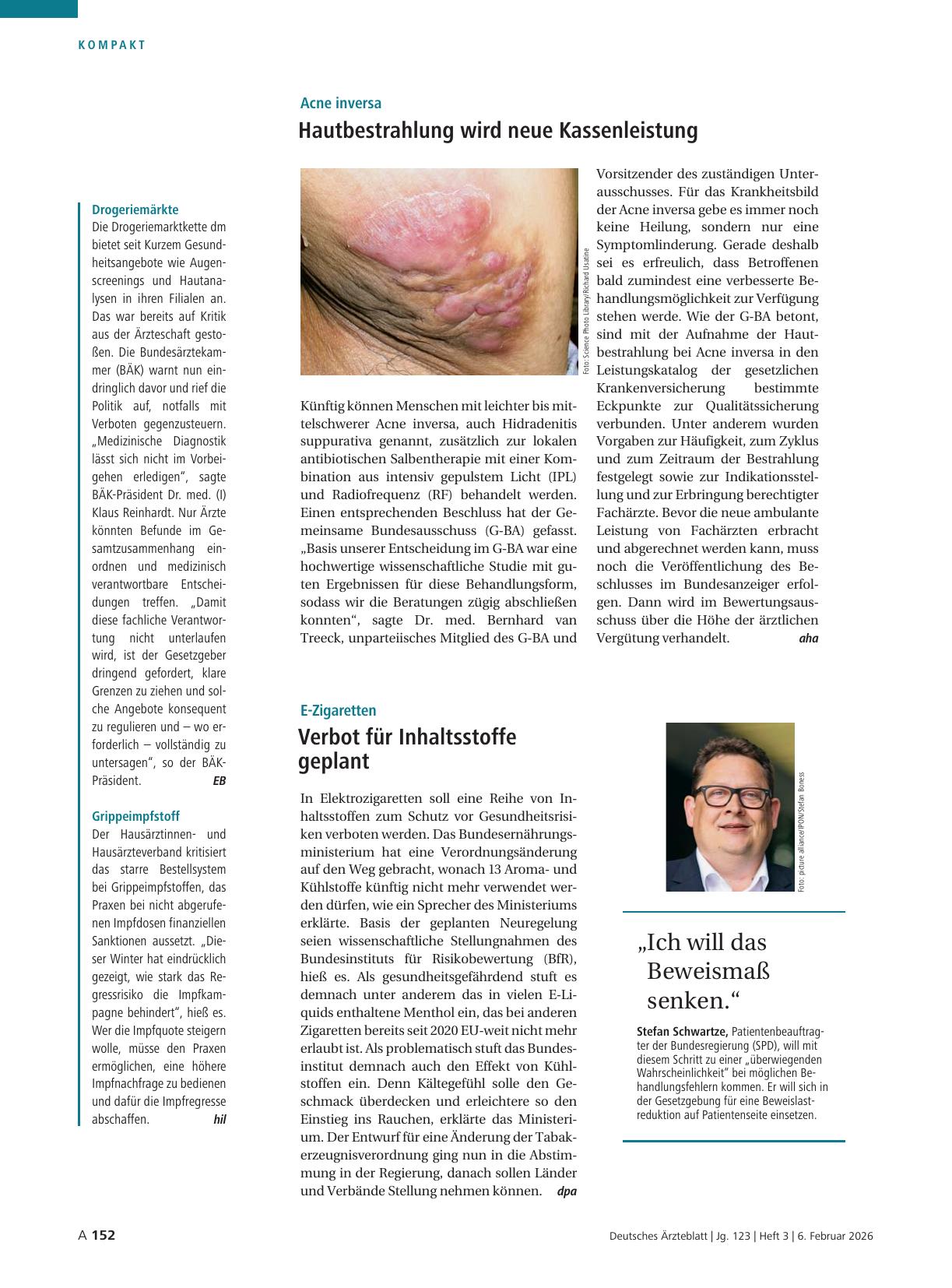 Vorschauseite 1: Drogeriemärkte / Grippeimpfstoff
