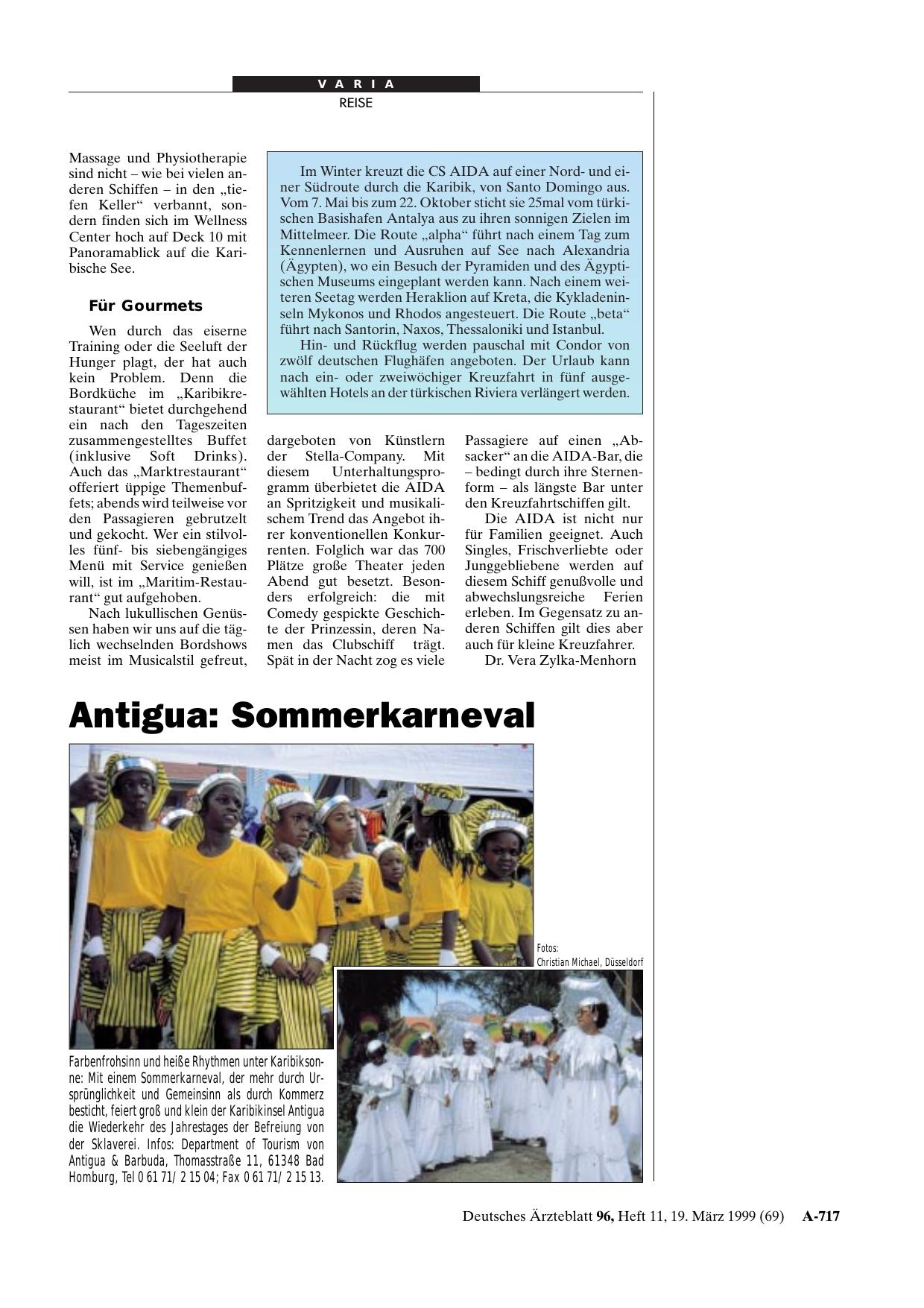 Vorschauseite 1: Antigua: Sommerkarneval