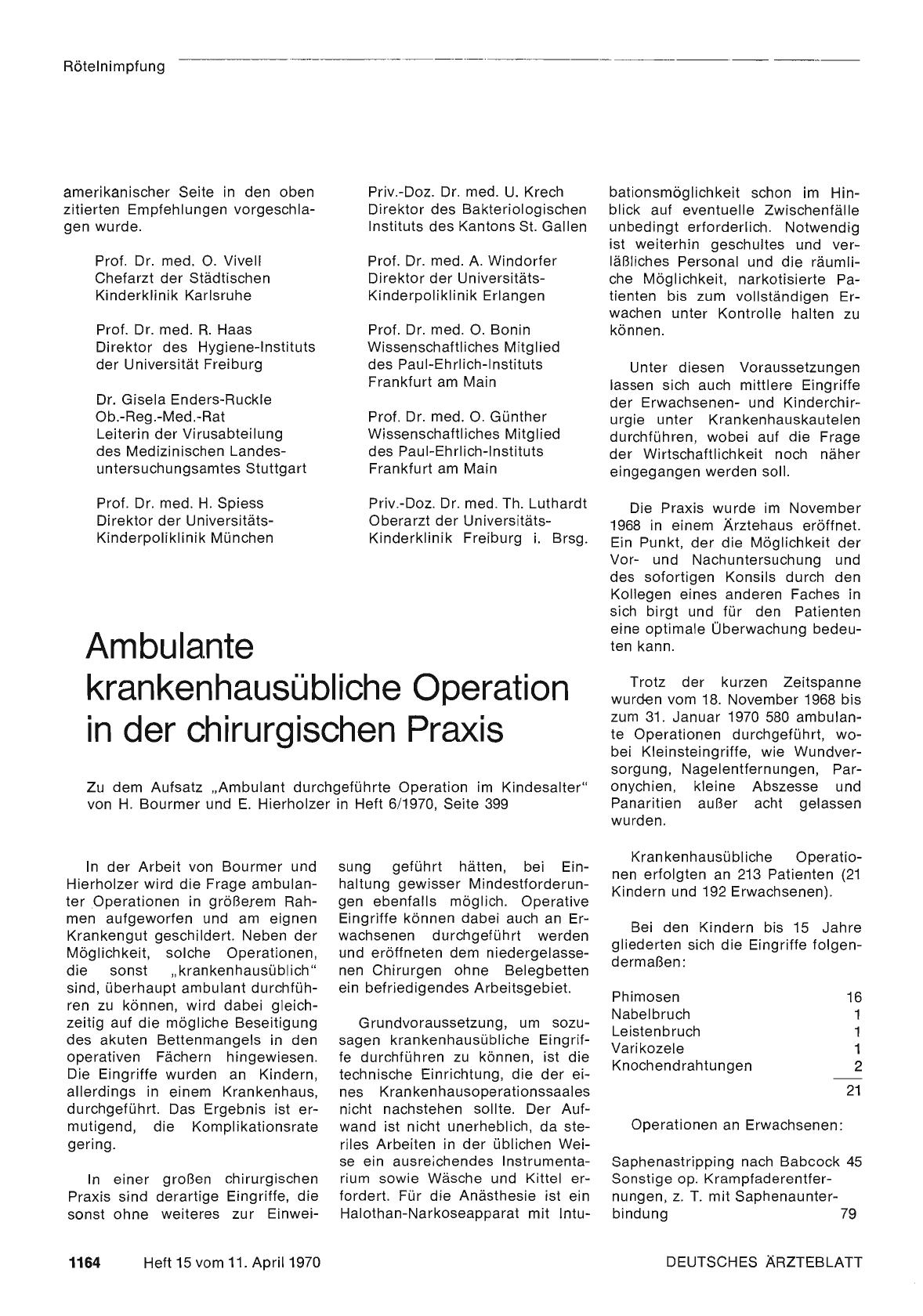 Vorschauseite 1: Ambulante krankenhausübliche Operation in der chirurgischen Praxis