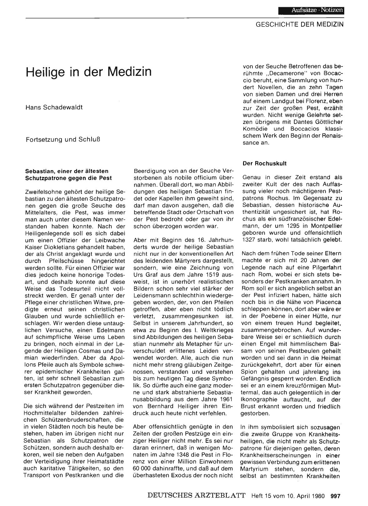 Vorschauseite 1: Heilige in der Medizin