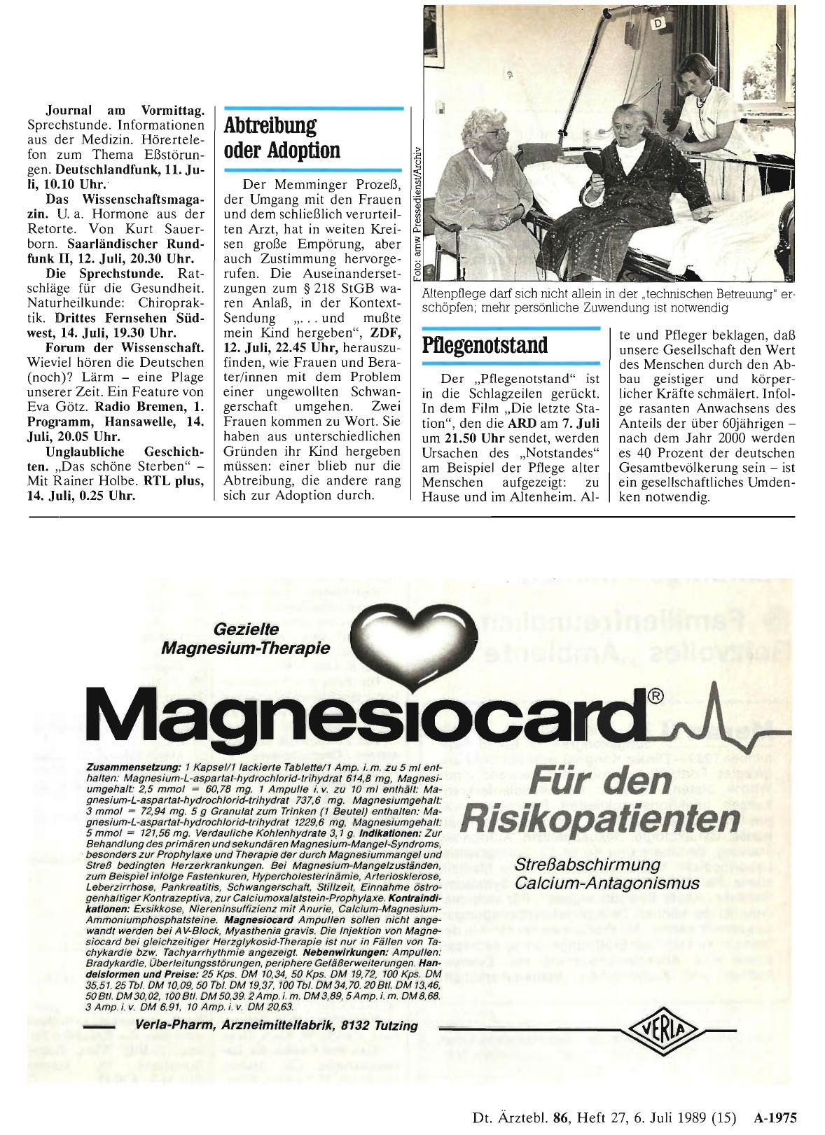 Vorschauseite 1: Pflegenotstand