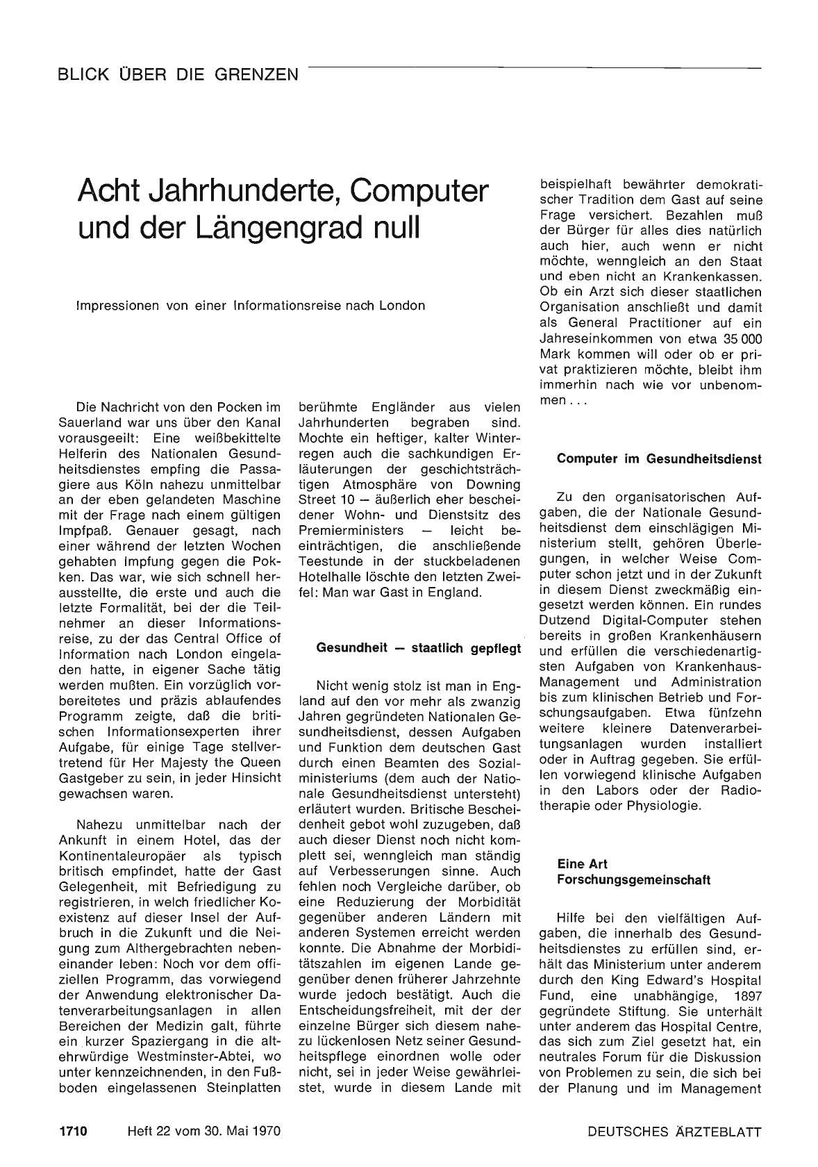 Vorschauseite 1: Acht Jahrhunderte, Computer und der Längengrad null