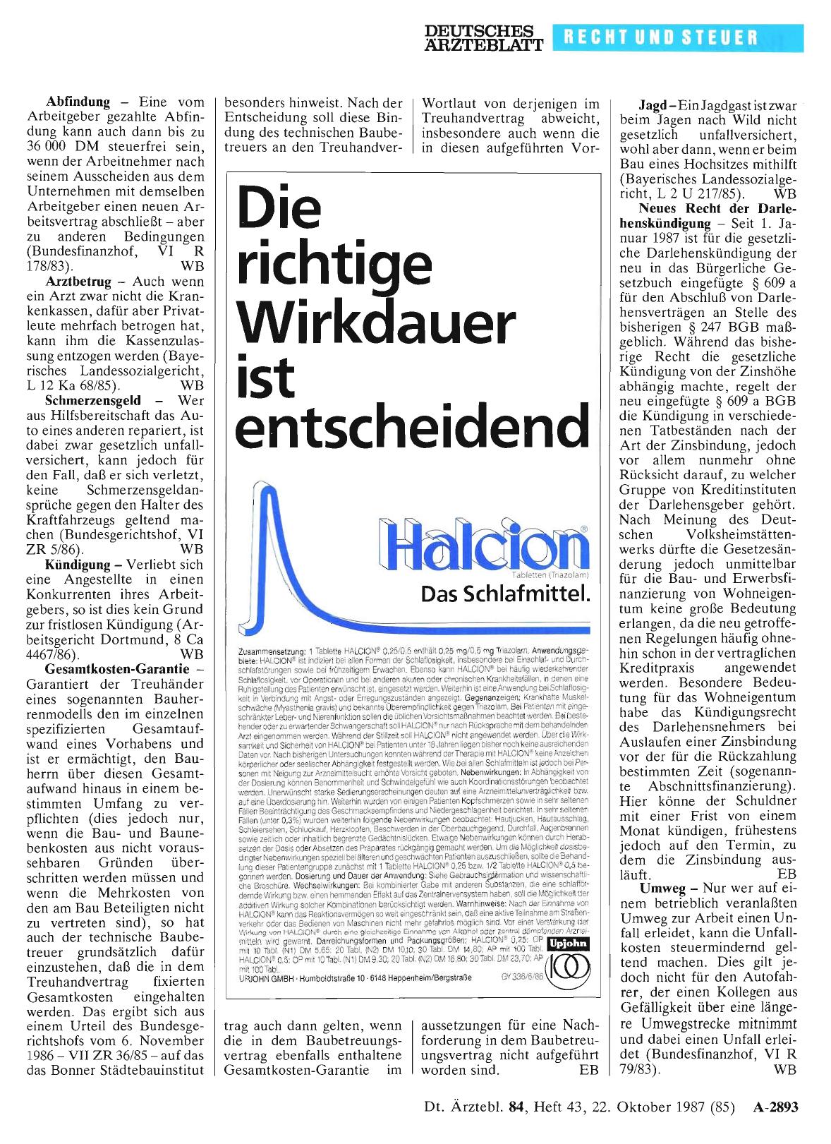 Vorschauseite 1: Kündigung