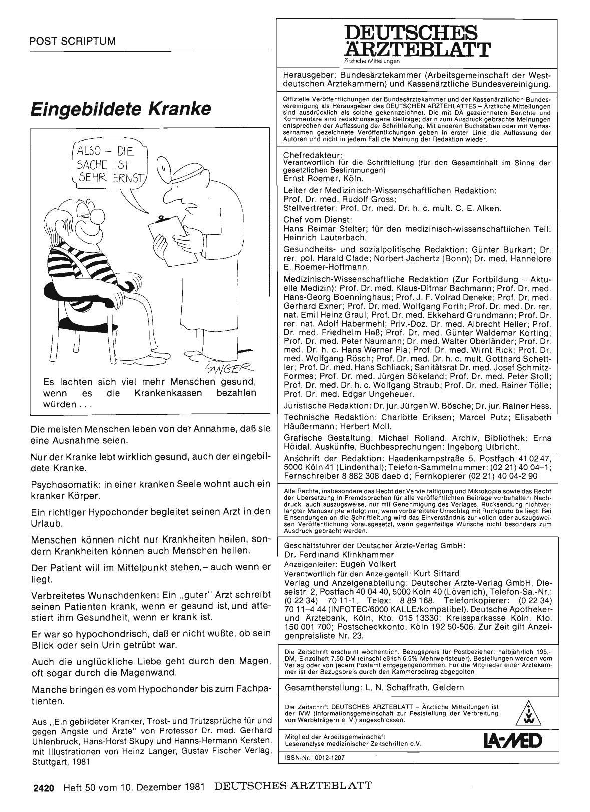 Vorschauseite 1: Eingebildete Kranke