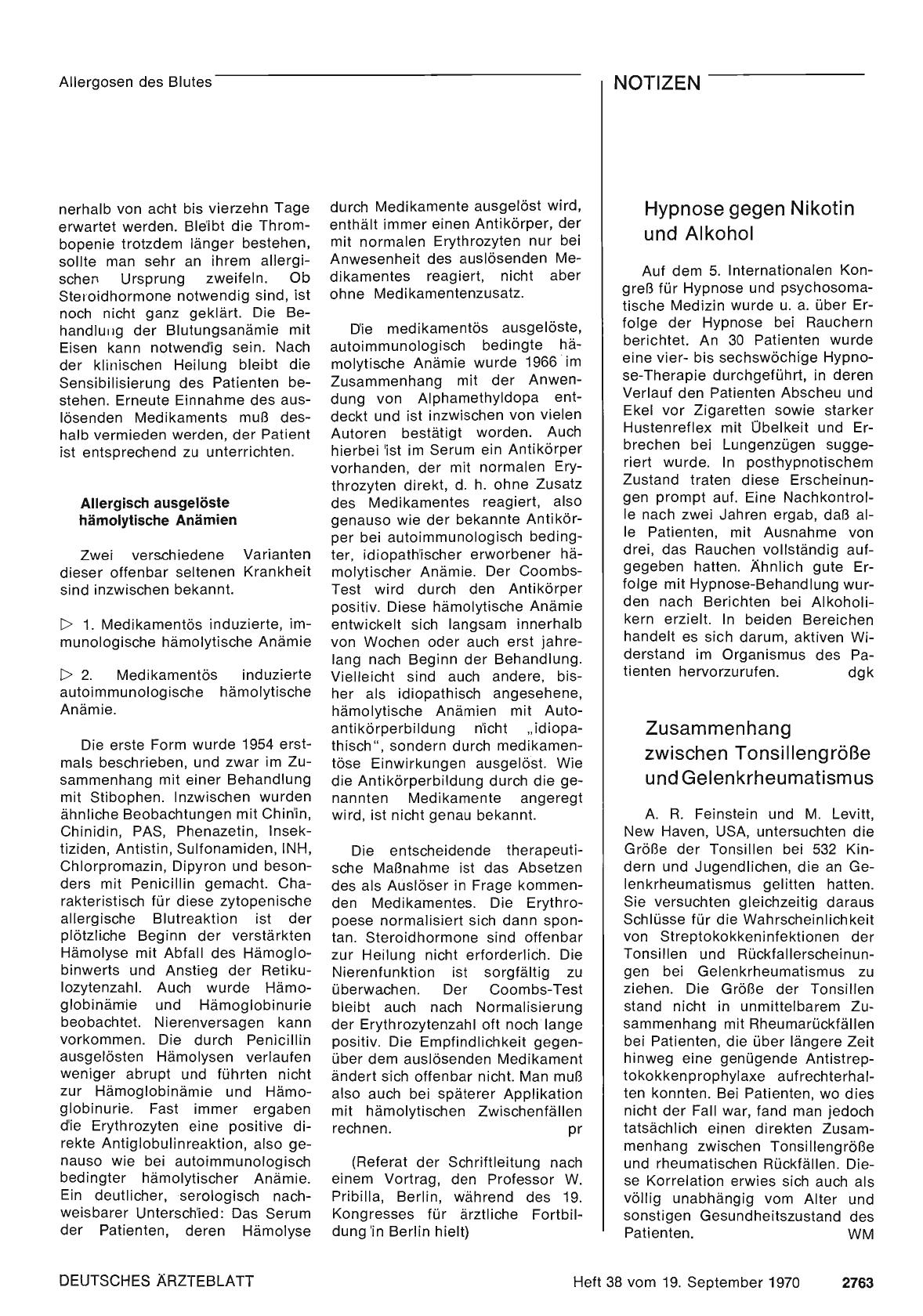 Vorschauseite 1: Hypnose gegen Nikotin und Alkohol