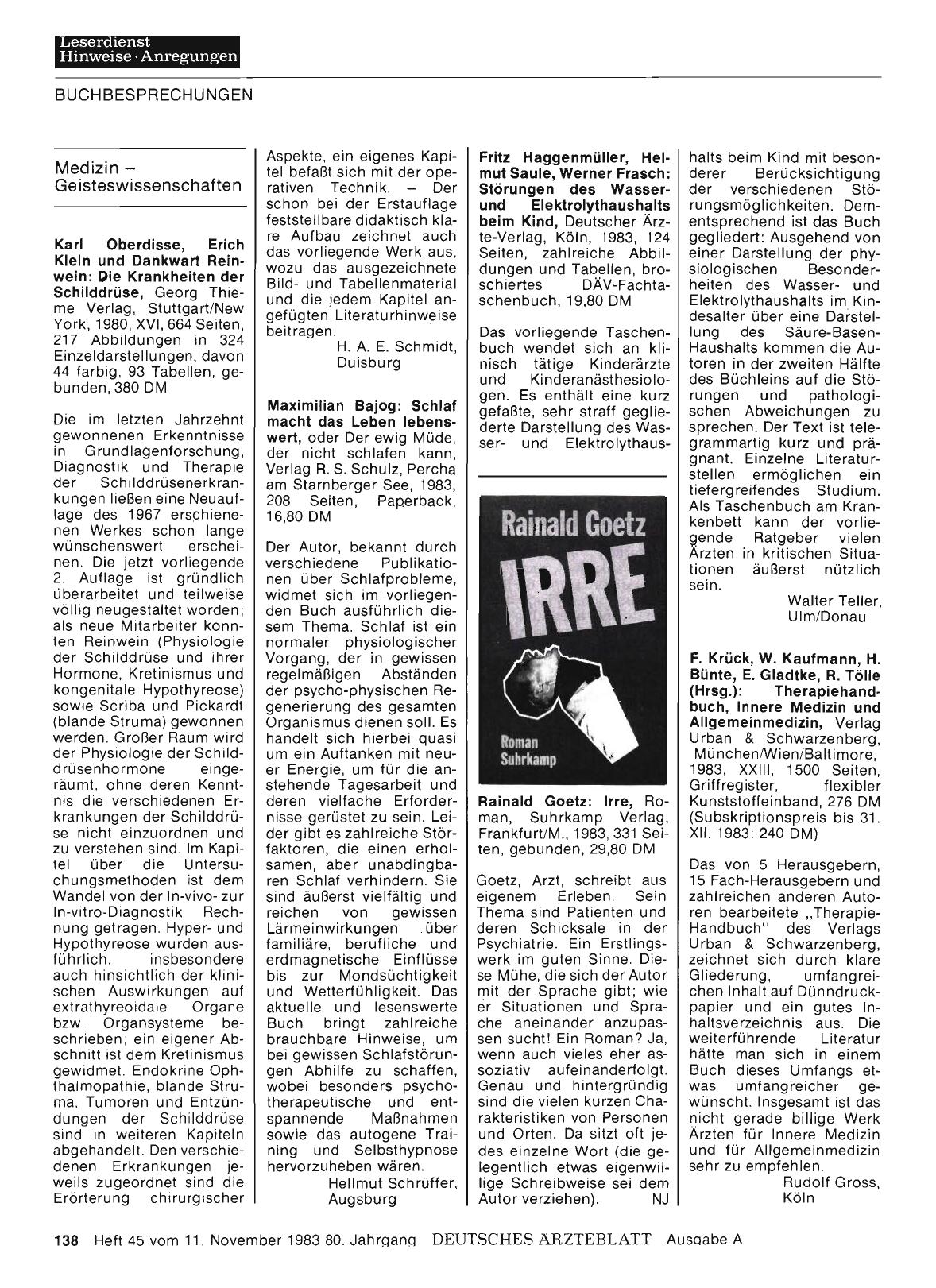 Vorschauseite 1: Medizin — Geisteswissenschaften: Maximilian Bajog: Schlaf macht das Leben lebenswert,