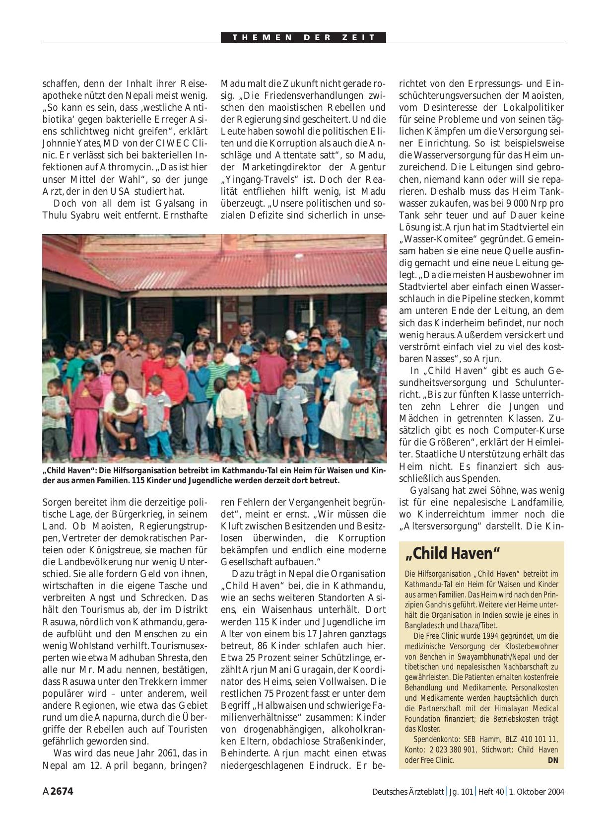 Vorschauseite 1: „Child Haven“