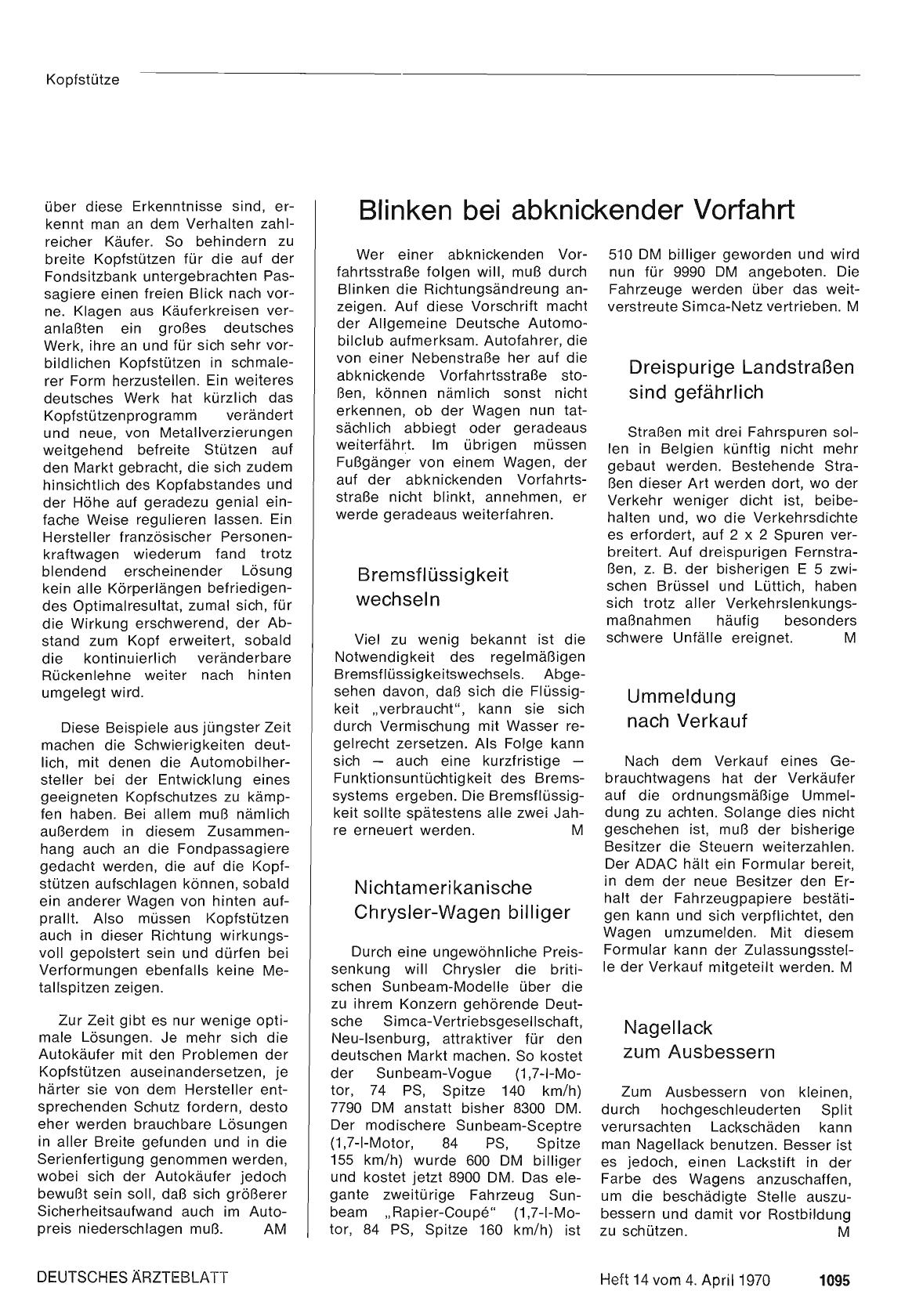 Vorschauseite 1: Blinken bei abknickender Vorfahrt