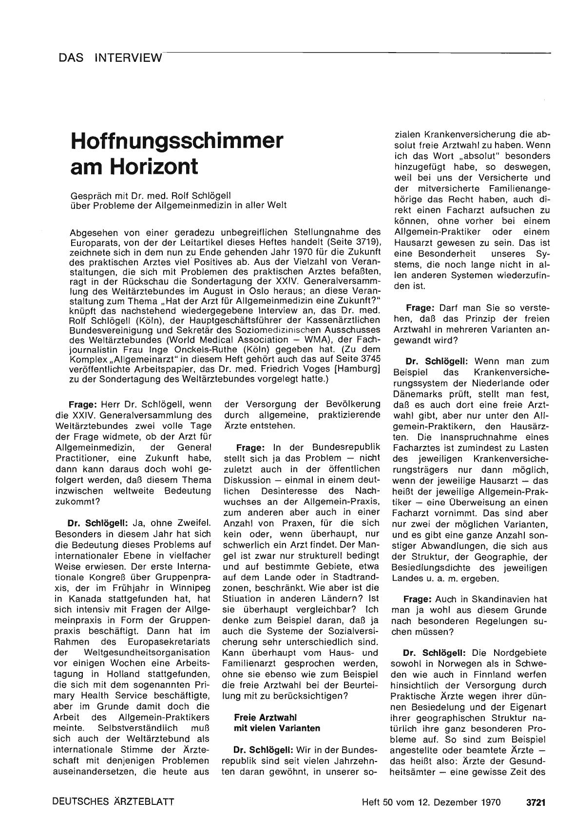 Vorschauseite 1: Hoffnungsschimmer am Horizont