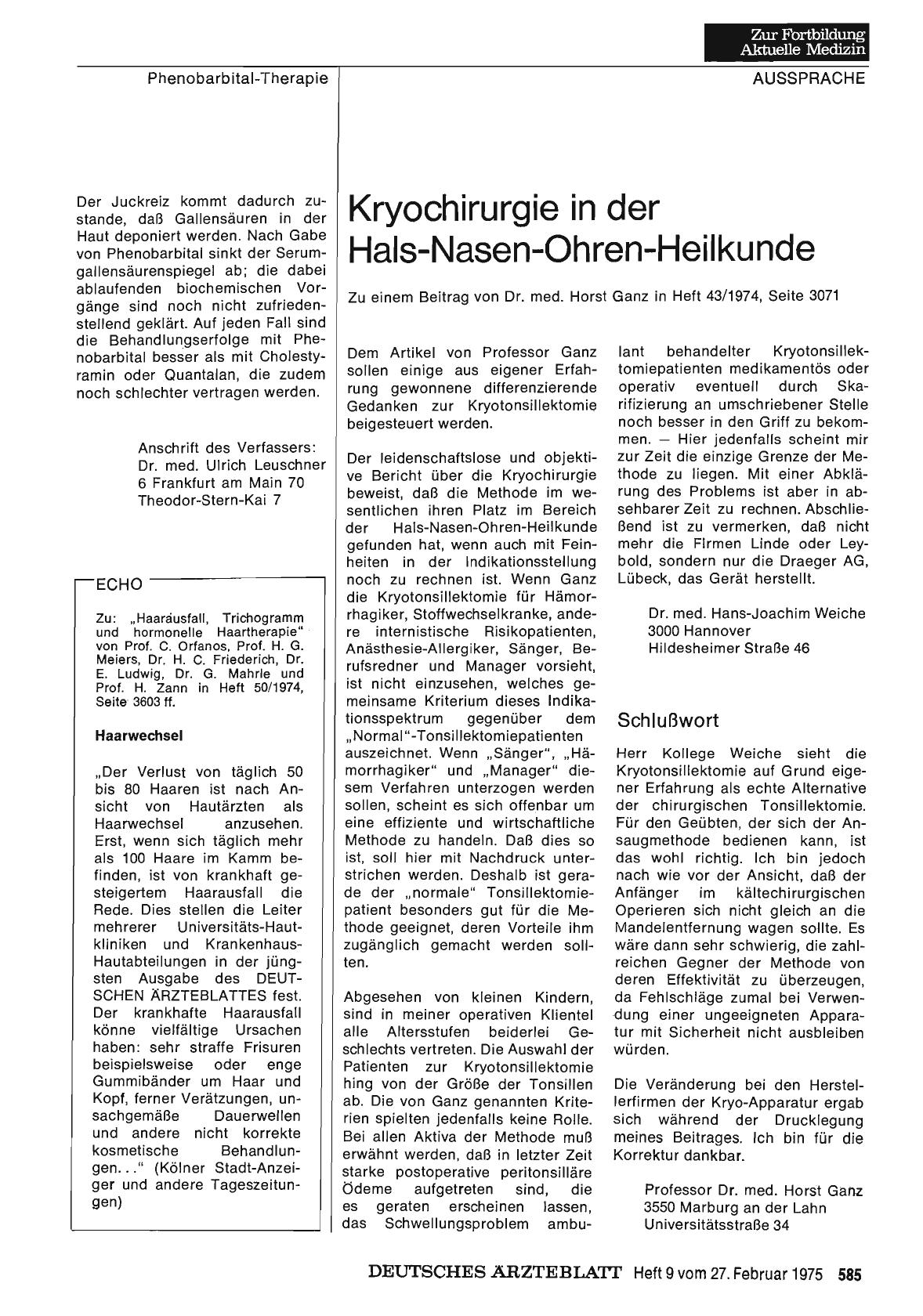 Vorschauseite 1: Schlußwort