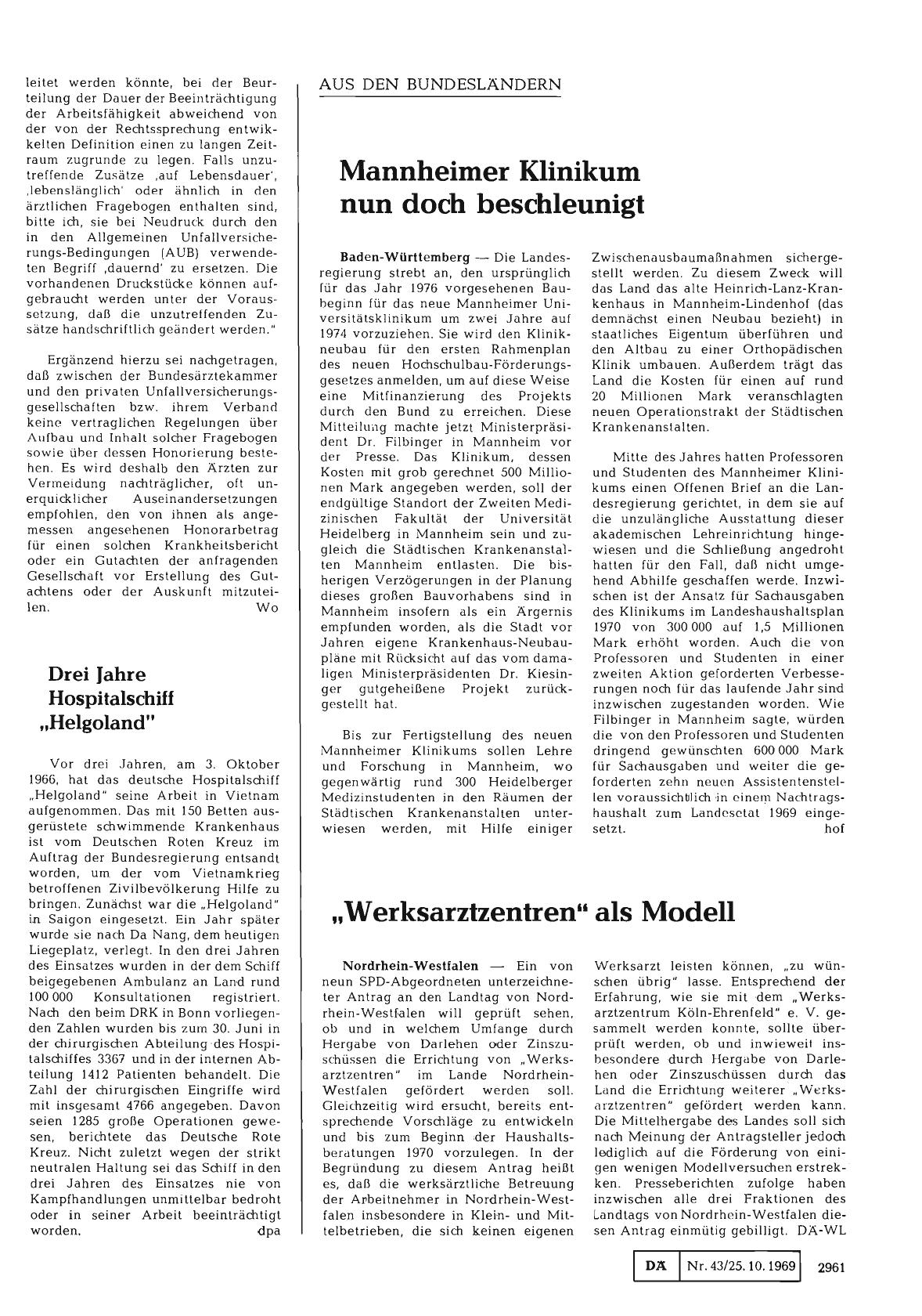 Vorschauseite 1: Ärztlicher Fragebogen für die Unfallversicherung