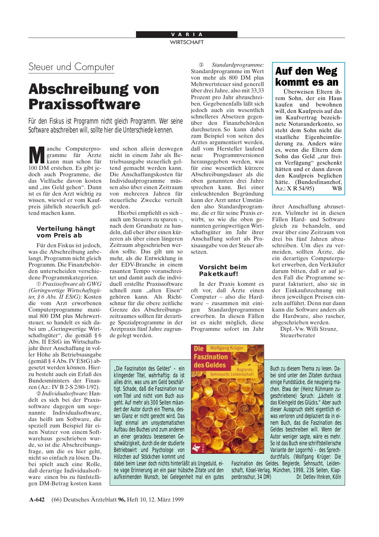 Vorschauseite 1: Die Faszination des Geldes