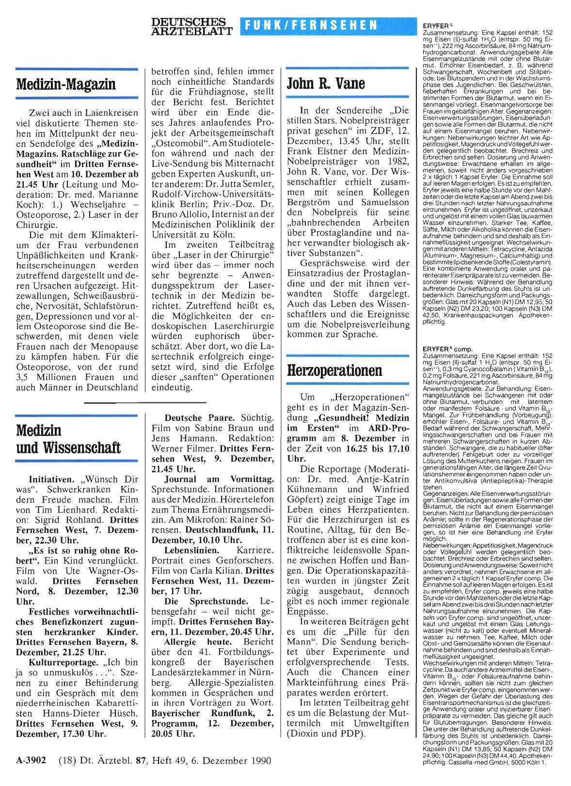 Vorschauseite 1: Medizin-Magazin