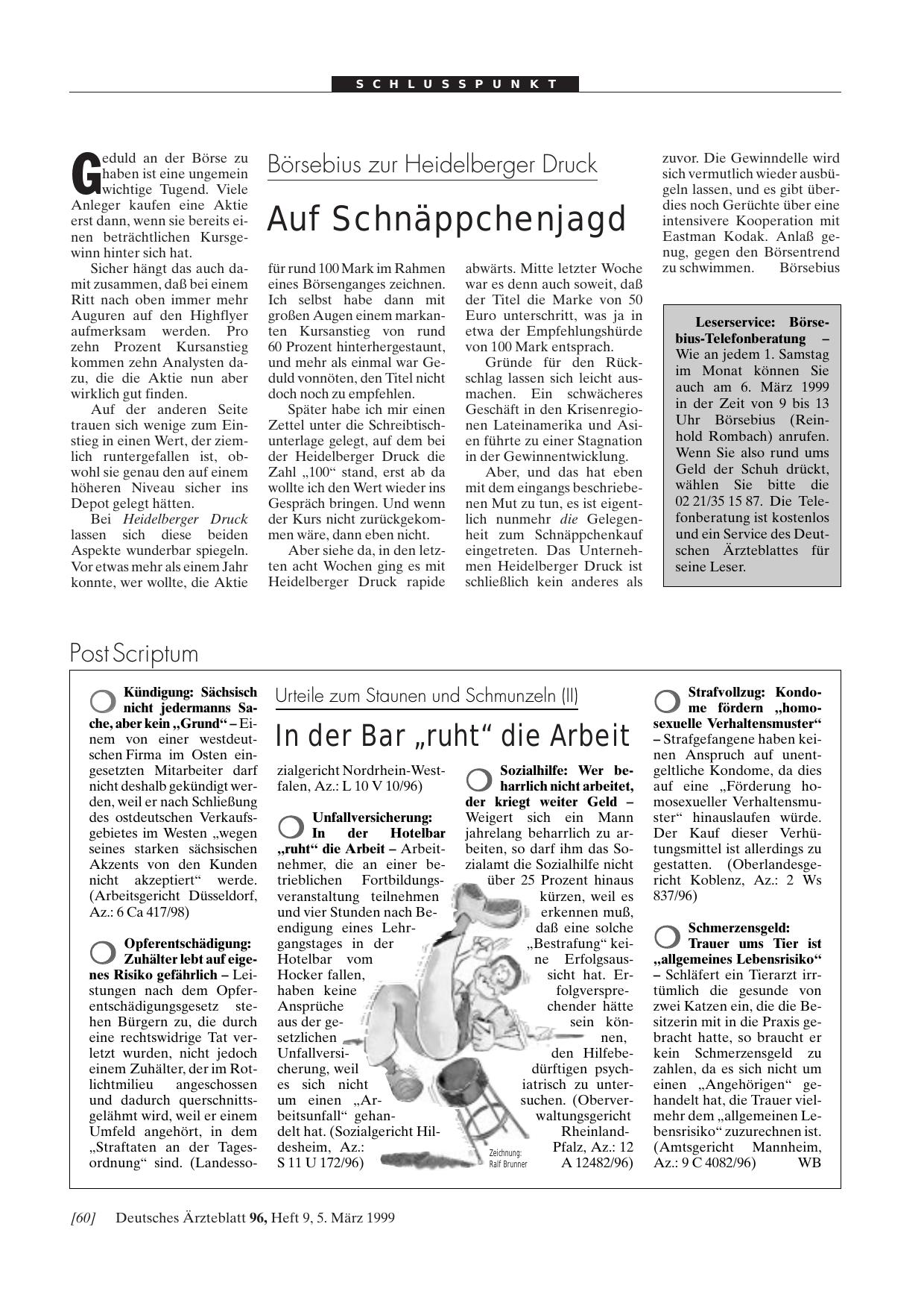 Vorschauseite 1: Börsebius zur Heidelberger Druck: Auf Schnäppchenjagd
