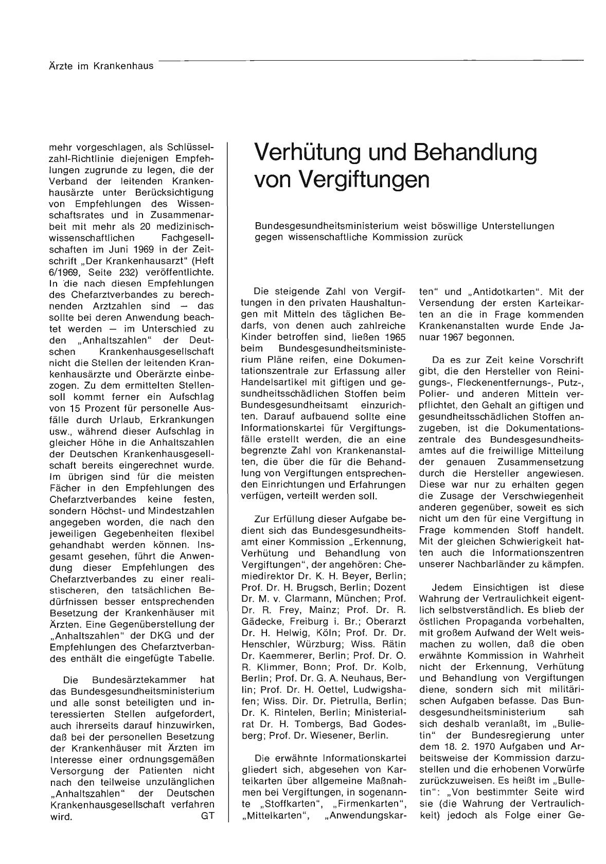 Vorschauseite 1: Verhütung und Behandlung von Vergiftungen