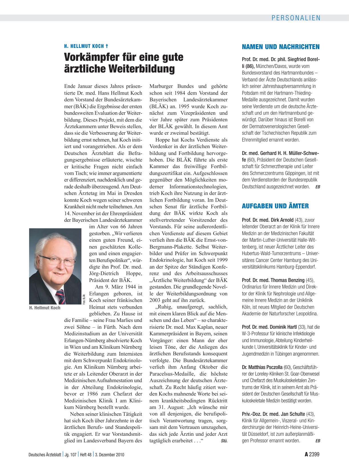 Vorschauseite 1: Namen und Nachrichten