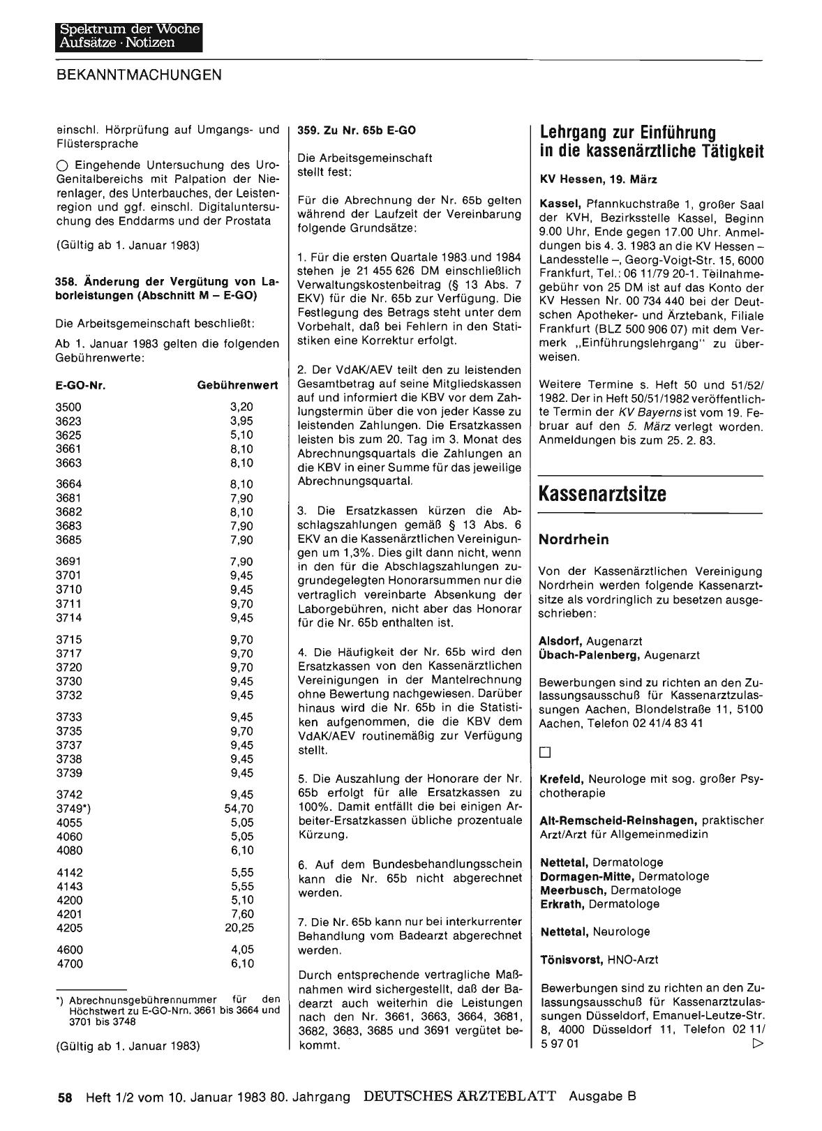 Vorschauseite 1: Kassenarztsitze