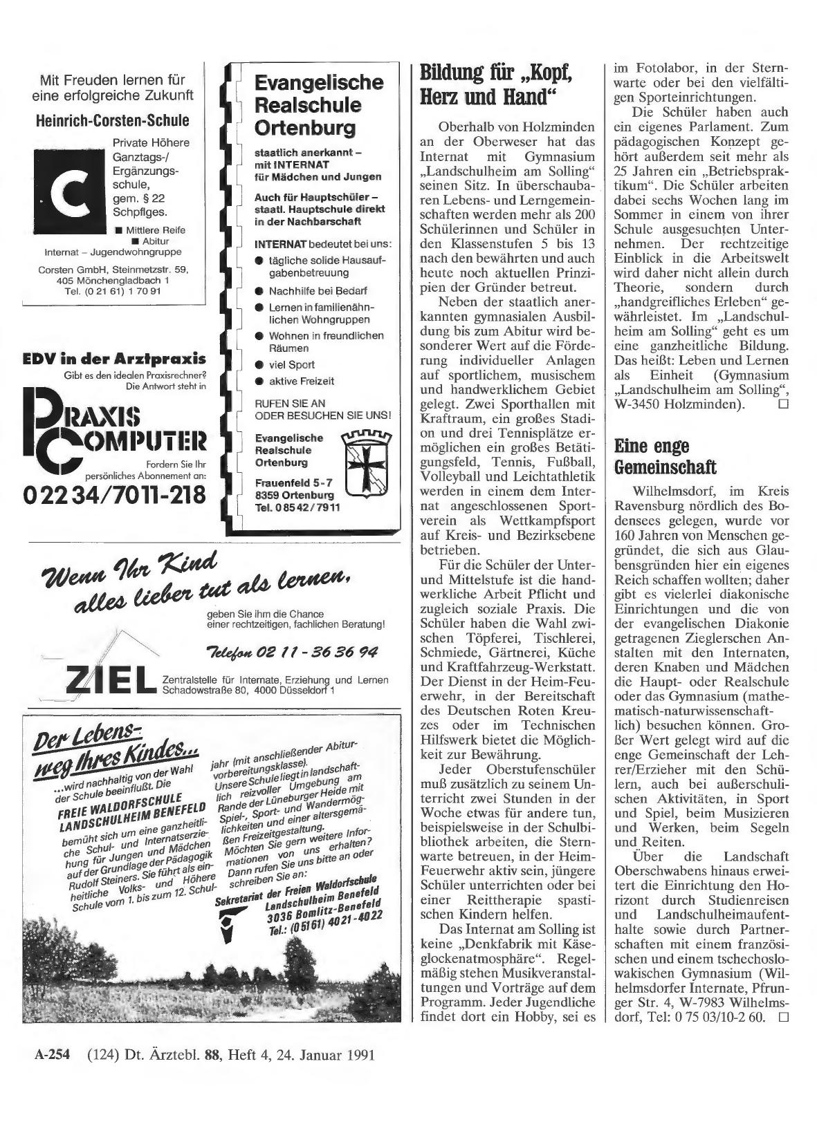 Vorschauseite 1: Bildung für „Kopf, Herz und Hand“