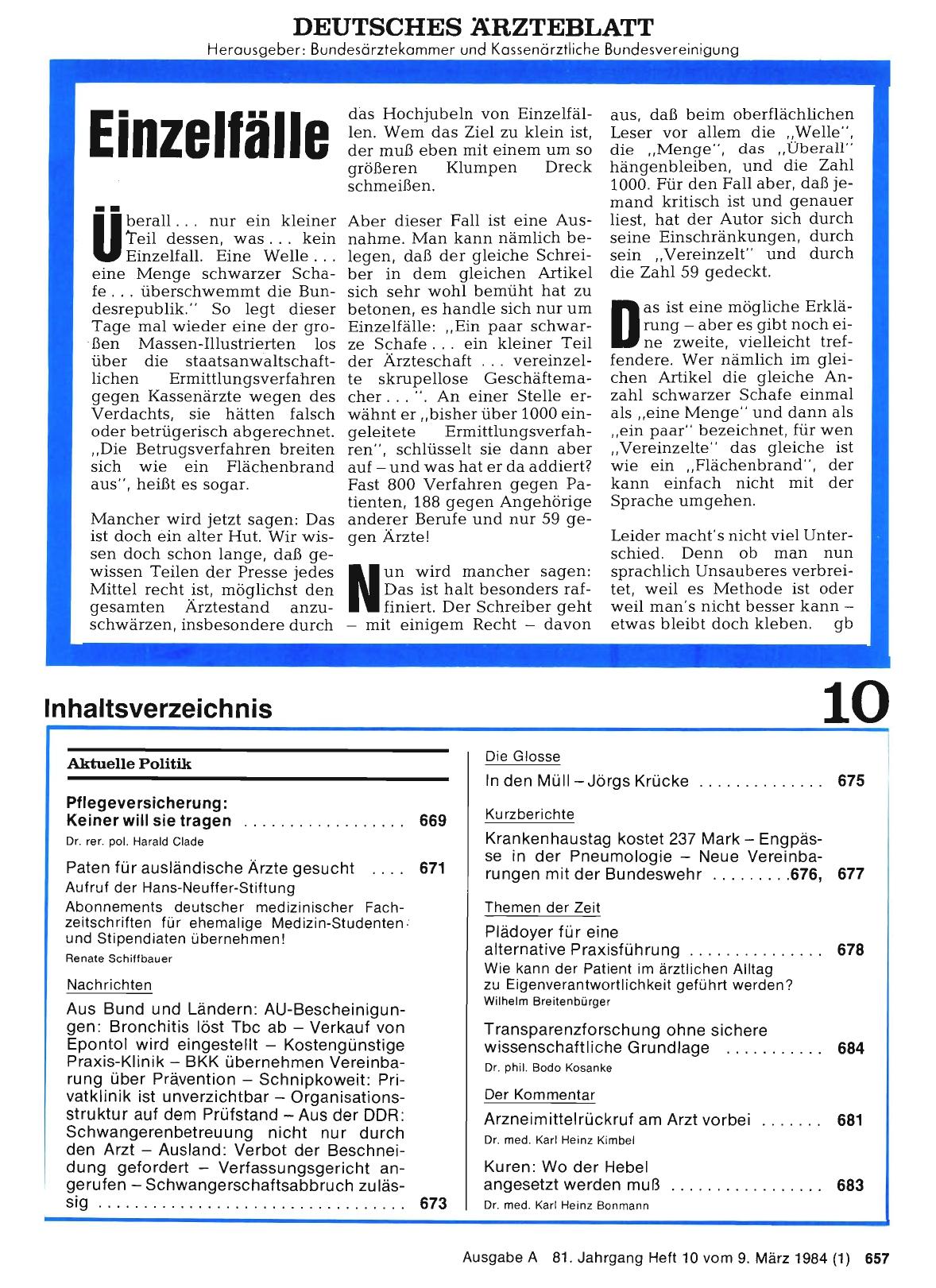Vorschauseite 1: Einzelfälle