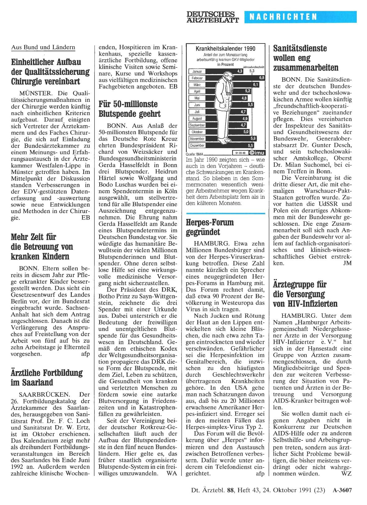 Vorschauseite 1: Sanitätsdienste wollen eng zusammenarbeiten
