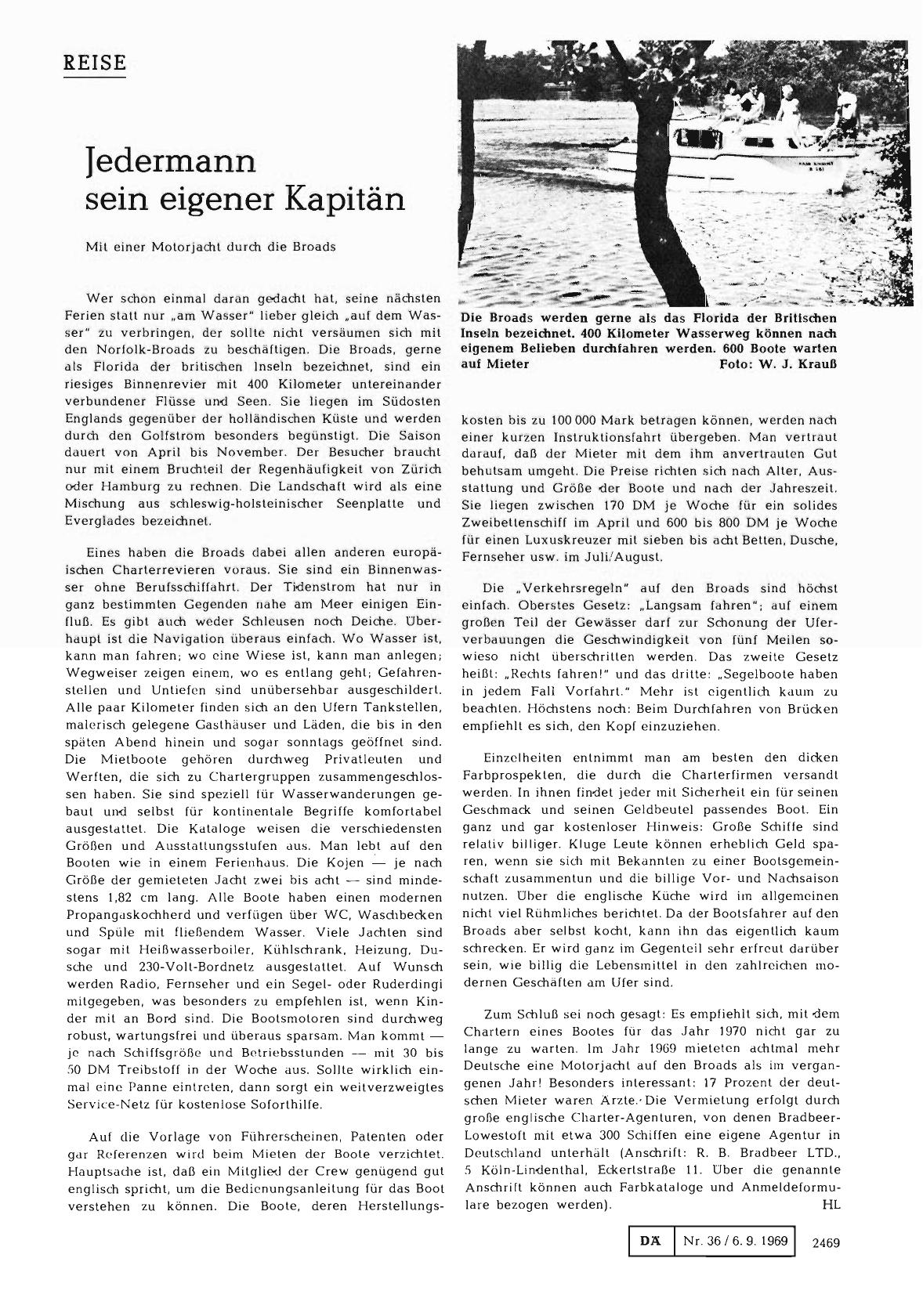 Vorschauseite 1: Jedermann sein eigener Kapitän