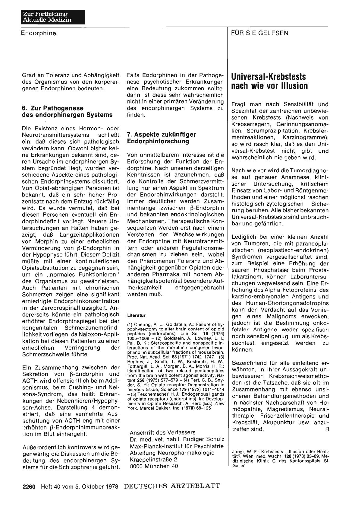 Vorschauseite 1: Universal-Krebstests nach wie vor Illusion