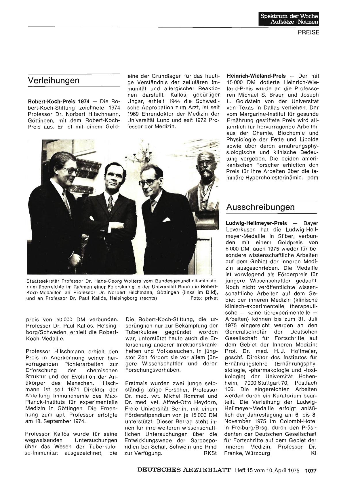 Vorschauseite 1: Ausschreibungen