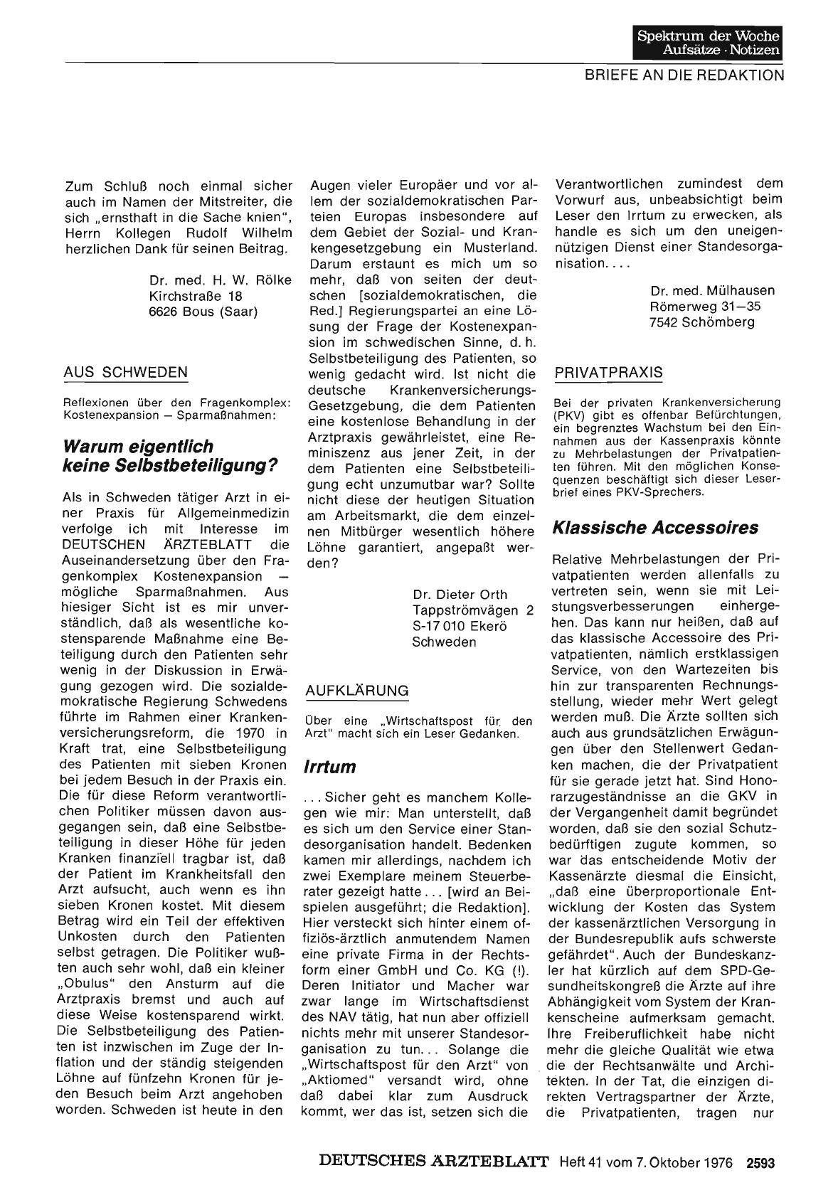 Vorschauseite 1: AUFKLÄRUNG: Irrtum