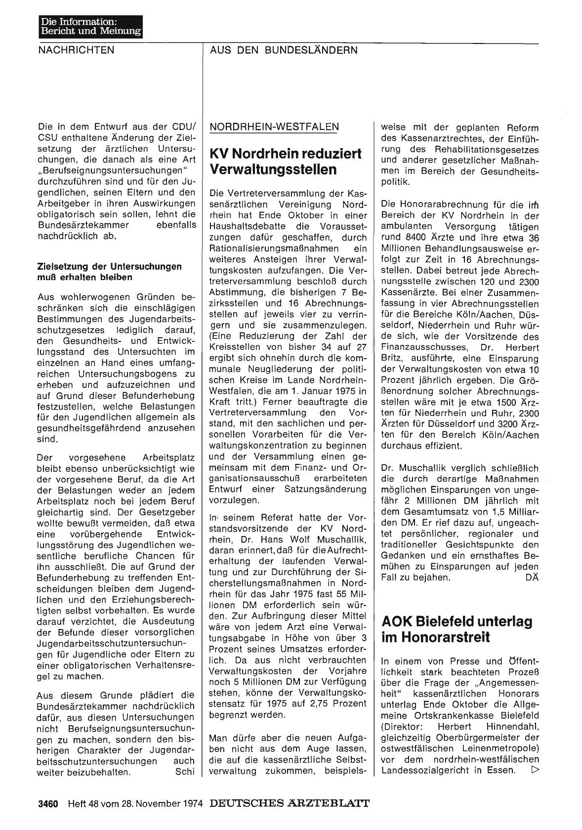 Vorschauseite 1: Nordrhein-Westfalen: AOK Bielefeld unterlag im Honorarstreit
