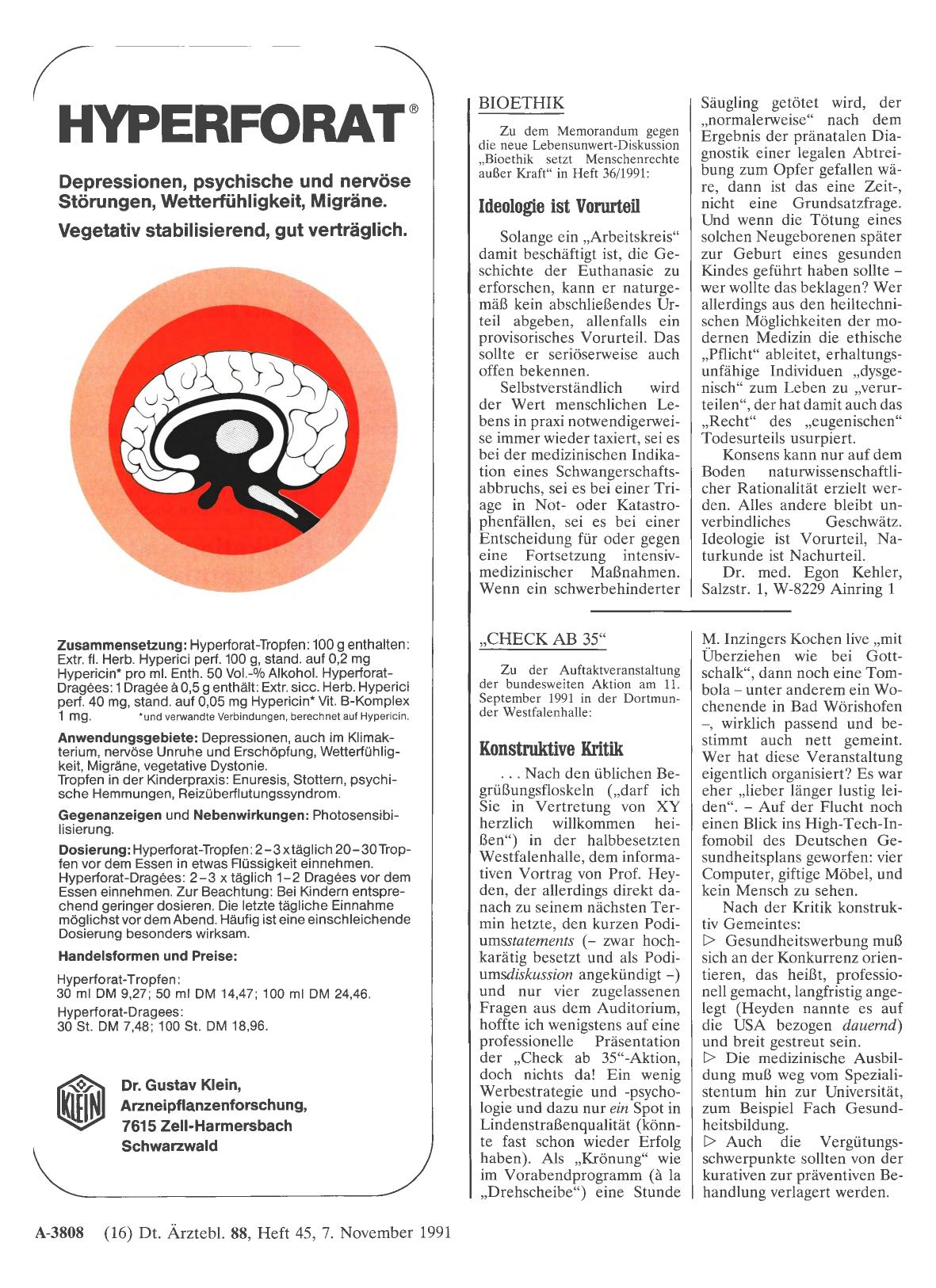 Vorschauseite 1: „CHECK AB 35“: Konstruktive Kritik
